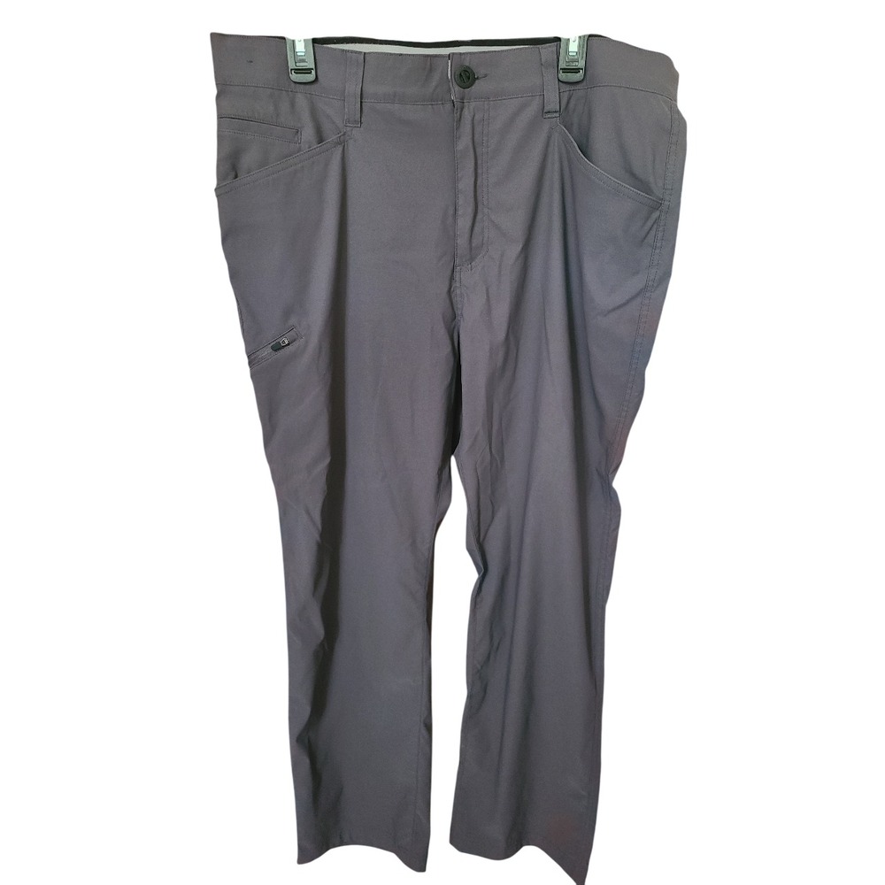 Orvis Tech Pants Men's 38x30 Gray Stretch Nylon Water Repellent Comfort Outdoor